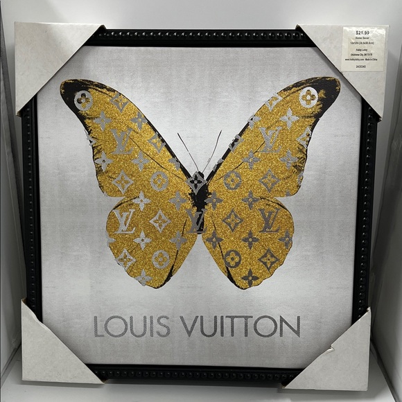 Louis Vuitton Other - Louis Vuitton Gold and Silver Butterfly Decor